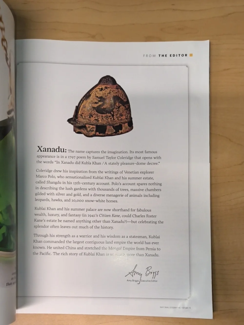 National Geographic History Magazine March/April 2020 Kublai Khan Jules Verne
